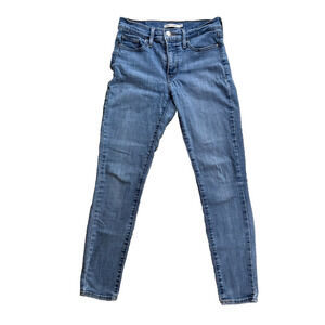 Levi's 311 Shaping Skinny Jeans Womens 29 Blue Stretch Denim Mid Rise Pants